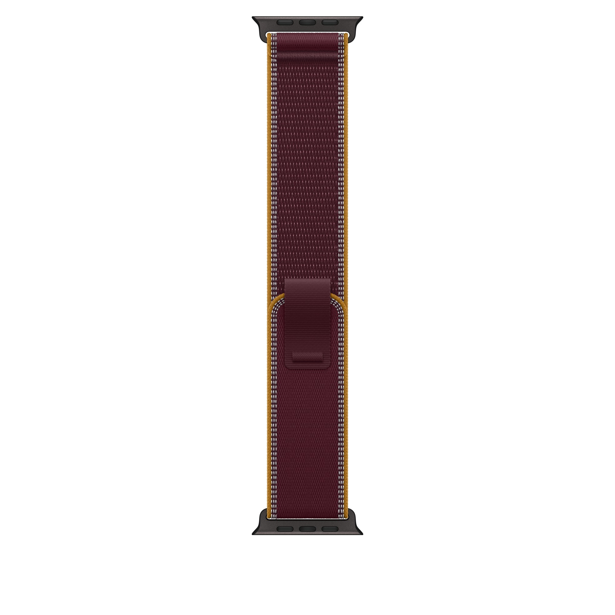 Apple 49mm Burgundy Trail Loop - S/M - Black Titanium Finish