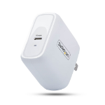 StarTech.com 1065NW-WALL-CHARGER mobile device charger Universal White AC Fast charging Indoor