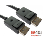 Cables Direct CDLDP40-02 DisplayPort cable 2 m Black