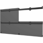 Peerless LEDUNVL-2X2 signage display mount 139.7 cm (55") Black