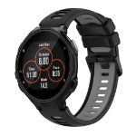 Garmin EU Product - Forerunner 735 / 735XT Silicone Two-colored Watch Band - Black/Gray