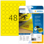 HERMA 8034 printeretiket Geel Zelfklevend printerlabel