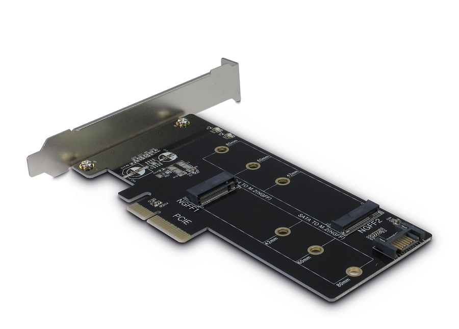Image of Inter-Tech KT015 interface cards/adapter Internal M.2, SATA