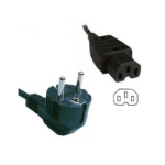 FDL 2M EUROPEAN MAINS CABLE TO IEC HOT / COLD SOCKET