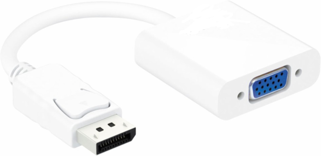 Microconnect DPVGA15CMW video cable adapter 0.15 m VGA (D-Sub) DisplayPort White