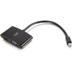 C2G 28271 video cable adapter 7.87" (0.2 m) Mini DisplayPort HDMI + VGA (D-Sub) Black