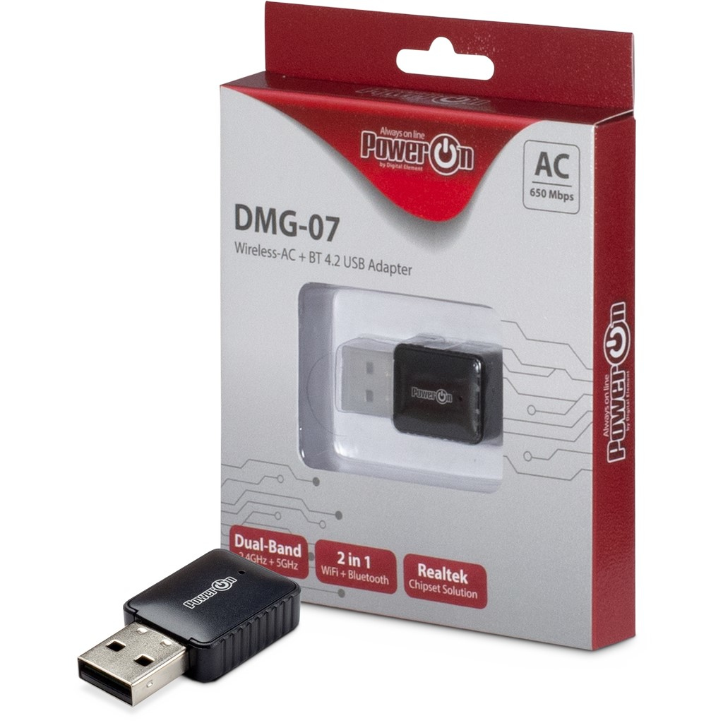 Image of Inter-Tech DMG-07 WLAN / Bluetooth 650 Mbit/s