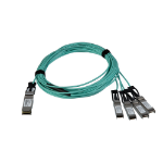 StarTech.com AOC Breakout Cable for Cisco QSFP-4X10G-AOC5M - 5m/16.4ft 40G 1x QSFP+ to 4x SFP+ AOC Cable - 40GbE QSFP+ Active Optical Fiber - 40Gbps QSFP Plus/Transceiver Module Breakout Cable - C9300 C3850 (QSFP4X10GAO5)~AOC Breakout Cable for Cisco QSFP