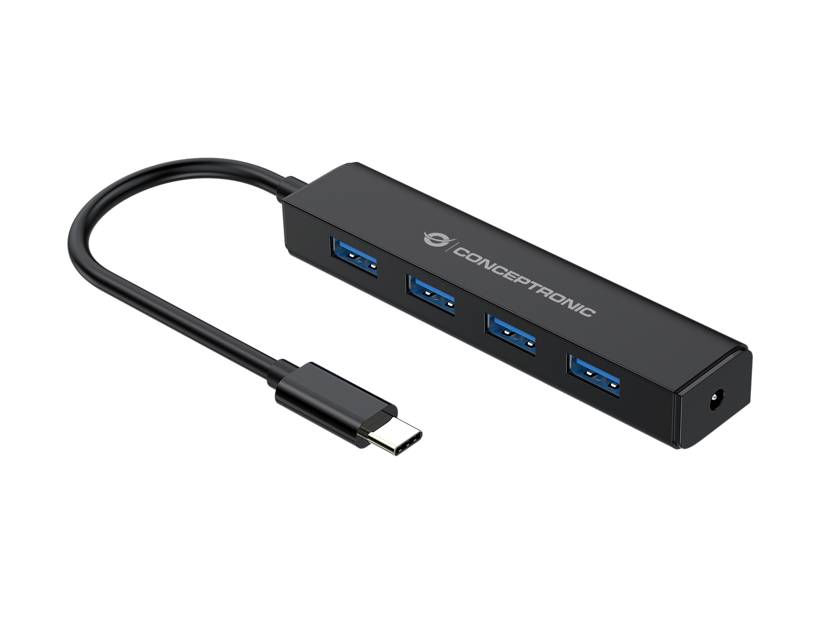 Image of Conceptronic 4-Port USB 3.0 Hub, USB-C Connector