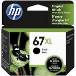 HP #67XL Black Ink 3YM57AA