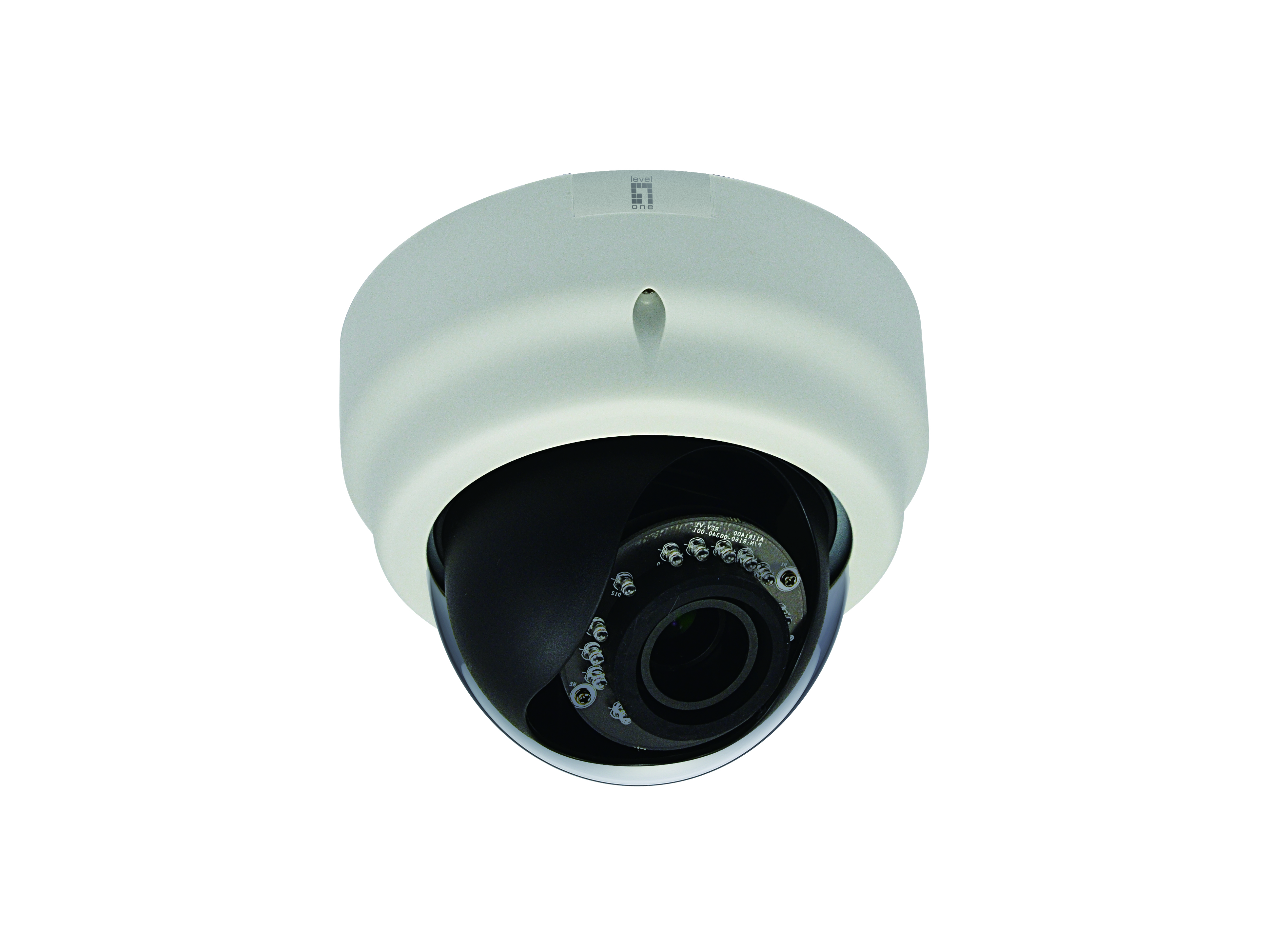 Image of LevelOne HUBBLE Varifocal Dome IP Network Camera, 3-Megapixel,...