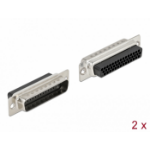 DeLOCK D-Sub HD 44 pin crimp male, metal, 2 pieces