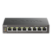 D-Link DGS-1008P Unmanaged L2 Gigabit Ethernet (10/100/1000) Power over Ethernet (PoE) Black