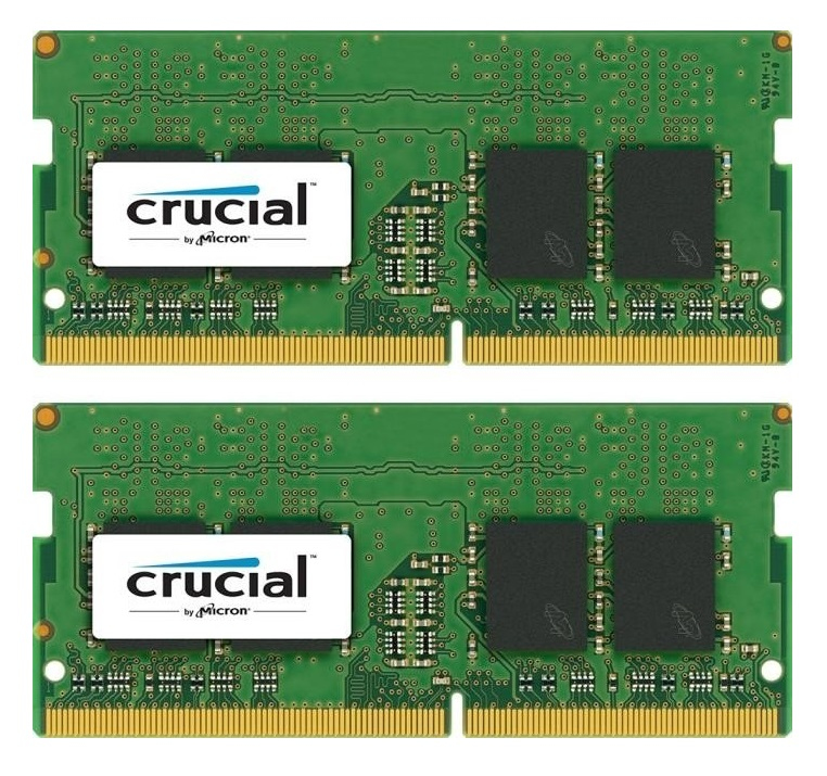 Image of Crucial 16GB (2x8GB) DDR4 2400 SODIMM 1.2V memory module 2400 MHz