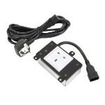 Ergotron Power Kit for Tablet Management Cart, UK/HK/SG power adapter/inverter Indoor Black
