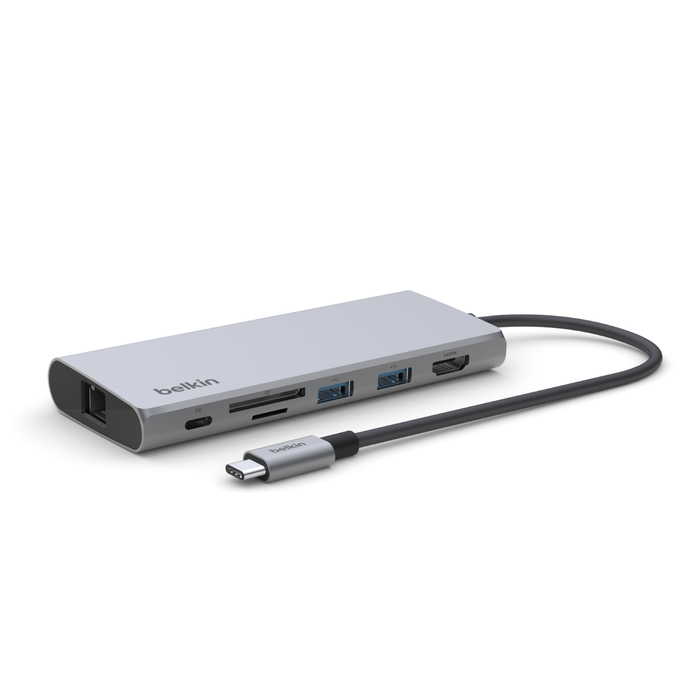 Image of Belkin INC009BTSGY notebook dock/port replicator USB Type-C Silver