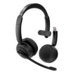 4XEM 4XWLHSM109 headphones/headset Wireless Head-band Office/Call center USB Type-C Bluetooth Black