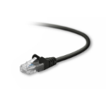 Belkin UTP CAT5e 0.5m networking cable Black U/UTP (UTP)