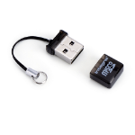 Integral INCRMSDMINIUSB geheugenkaartlezer USB 2.0 Zwart
