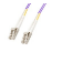 Microconnect FIB440401P fibre optic cable 1 m LC OM4 Violet