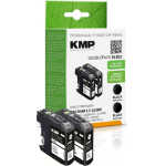 KMP B62DX inktcartridge 2 stuk(s) Compatibel Zwart