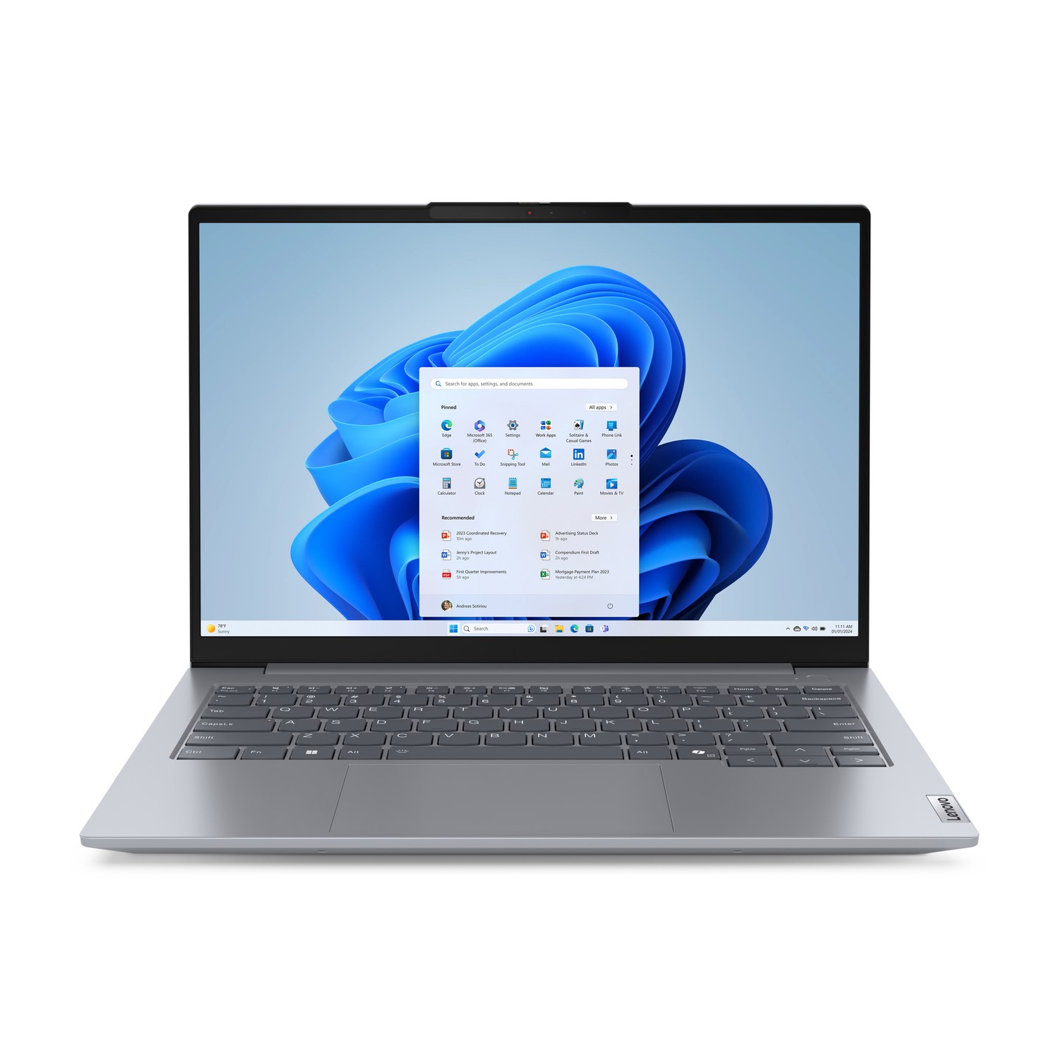 Lenovo ThinkBook 14 G7 ARP AMD Ryzen 7 32GB RAM 512GB SSD 14 Inch Wind