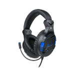 Bigben Interactive PS4OFHEADSETV3 hoofdtelefoon/headset Bedraad Hoofdband Gamen Zwart, Blauw