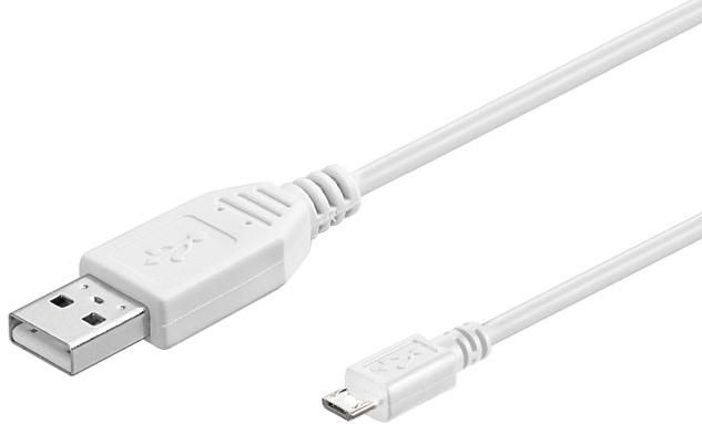Microconnect White Usbabmicro0.60w Usb Cable Usb 2.0 0.6 M Usb A Micro-Usb B