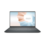 MSI Modern B5M-027 AMD Ryzen™ 5 5500U Laptop 14" Full HD 8 GB DDR4-SDRAM 256 GB SSD Wi-Fi 6 (802.11ax) Windows 10 Home Gray