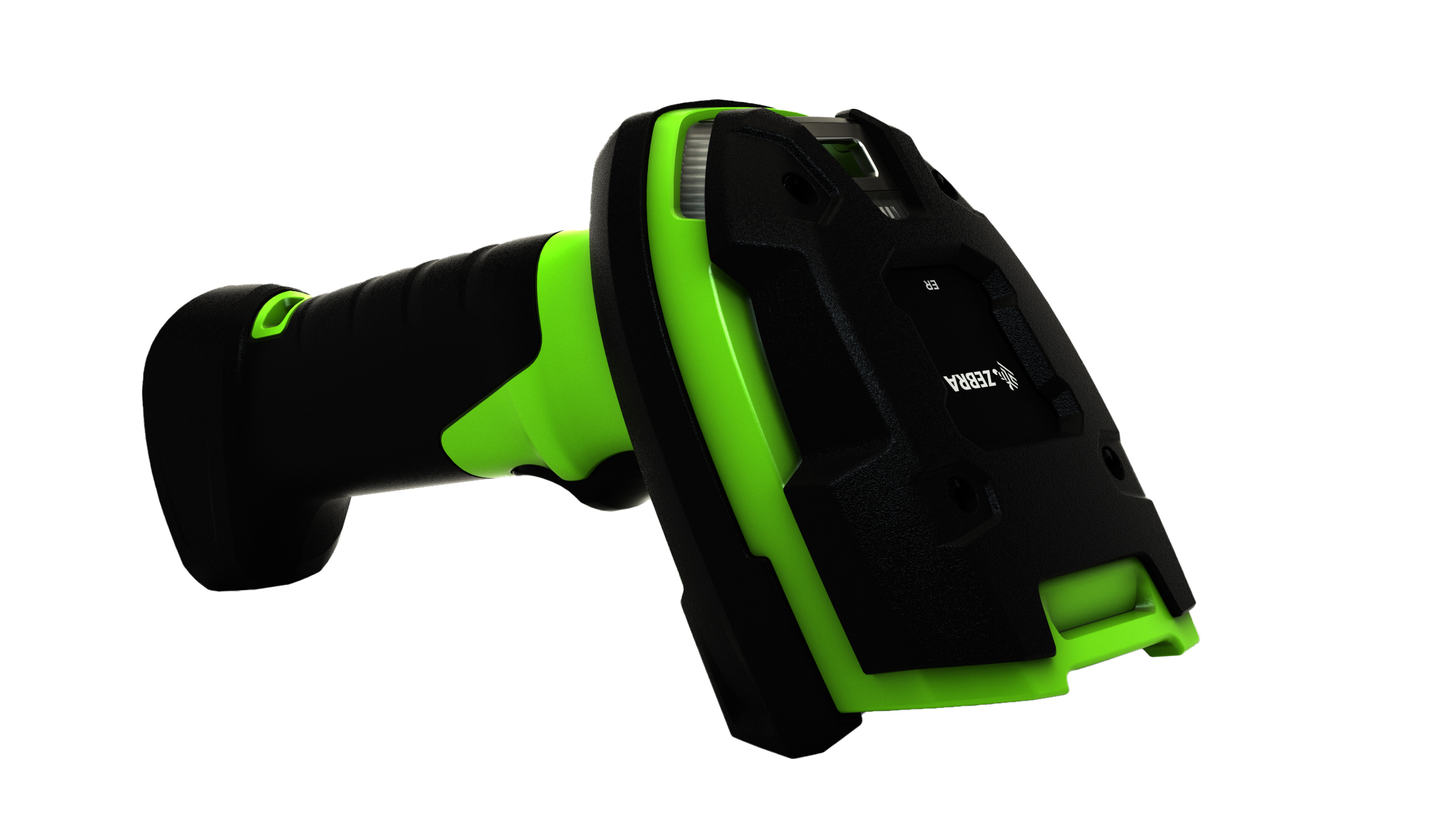 Image of Zebra LI3608-ER Handheld bar code reader 1D Black, Green
