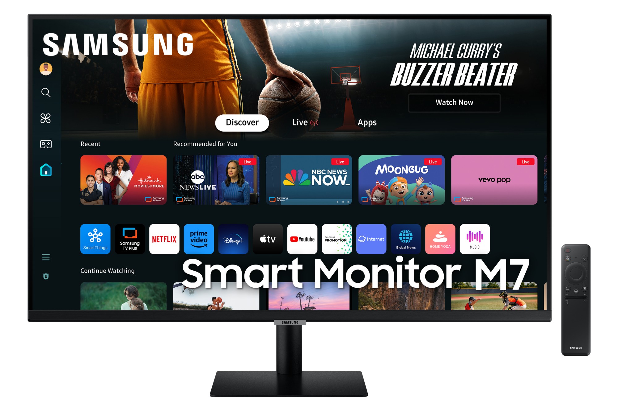 Samsung M70D computer monitor 81.3 cm (32") 3840 x 2160 pixels 4K