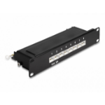 DeLOCK 10″ Patch Panel 8 port Cat.6A 1U black