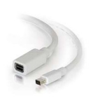 C2G 2.0m Mini DisplayPort M/F 2 m White