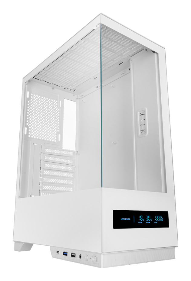 Mars Gaming MC-PULSARW Midi Tower White