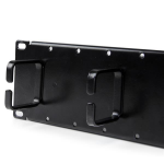 StarTech.com Panneau double de gestion de câbles horizontal 2U pour rack de serveur - Guide pour câbles avec anneaux