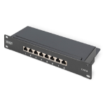 Digitus CAT 6, Class E Patch Panel, shielded, black