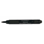 Q-CONNECT KF26105 permanent marker Bullet tip Black 10 pc(s)