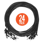Intellinet 745031 networking cable Black 19.7" (0.5 m) Cat6 U/UTP (UTP)