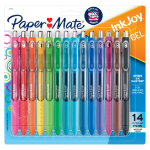 Papermate InkJoy RT Retractable gel pen Medium Light Green, Pink, Purple, Red, Black, Blue, Green, Brown, Violet, Orange, Light Blue, Yellow 14 pc(s)
