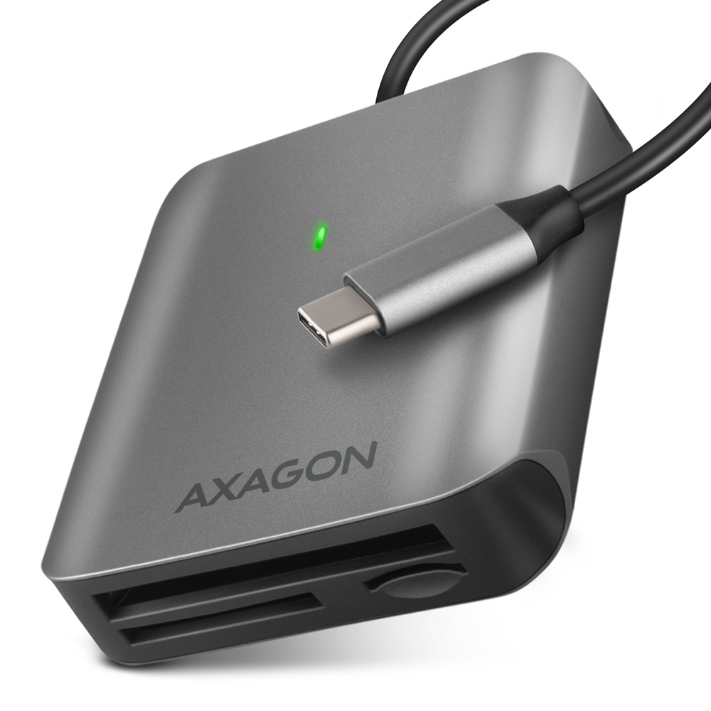 Image of Axagon CRE-S3C card reader USB 3.2 Gen 1 (3.1 Gen 1) Type-C Grey