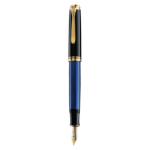 Pelikan M600 fountain pen Built-in filling system Black, Blue, Gold 1 pc(s)