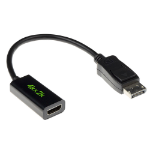ACT 15 cm Verloop kabel DisplayPort male naar HDMI-A female