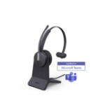 Yealink BH70 Bluetooth Wireless Mono Headset with Stand Teams USB-C/A, 3mic noise cancellation up to 35h Talk time BT51 C Dongle with Type A Adapter