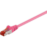 Microconnect SSTP602PI networking cable Pink 2 m Cat6 S/FTP (S-STP) Round