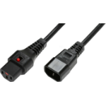 Microconnect PC1021 power cable Black 2 m C13 coupler C14 coupler