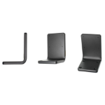 Brodit Mounting plate Zwart Acrylonitrielbutadieenstyreen (ABS)