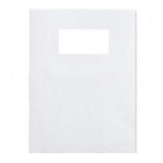 GBC LeatherGrain Binding Covers 250gsm with window A4 White (50)