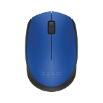 Logitech M171 Blue-K souris Bureau Ambidextre RF sans fil Optique 1000 DPI