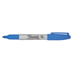 SHARPIE MARKER SHARPIE PERMANENT FINE POINT TECHNO BLUE(BX12)