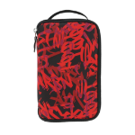 Herlitz 2 Go Graffiti Soft pencil case Polyester Black, Red